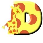 Giraffe alphabete