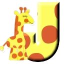 Giraffe alphabete