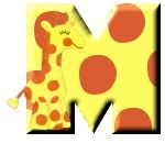 Giraffe alphabete