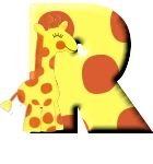 Giraffe alphabete