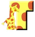 Giraffe alphabete