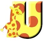 Giraffe alphabete