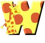 Giraffe alphabete