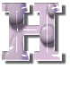 Glas purpur alphabete