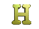 Gold drehende alphabete