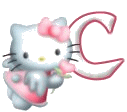 Hello kitty rosa 2 alphabete