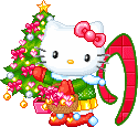 Hello kitty weihnachten alphabete