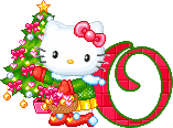 Hello kitty weihnachten alphabete