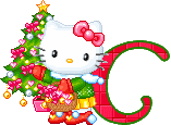 Hello kitty weihnachten alphabete