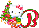 Hello kitty weihnachten alphabete