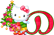 Hello kitty weihnachten alphabete