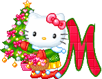 Hello kitty weihnachten alphabete