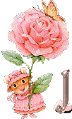 Rose mit maus alphabete