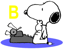 Snoopy alphabete