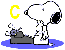 Snoopy alphabete