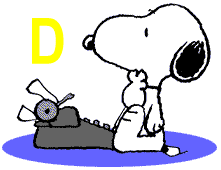 Snoopy alphabete