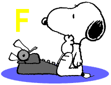 Snoopy alphabete