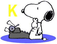 Snoopy alphabete