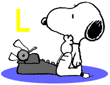 Snoopy alphabete