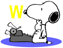 Snoopy alphabete