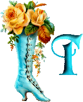 Stiefel mit rosen alphabete