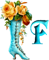 Stiefel mit rosen alphabete