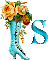 Stiefel mit rosen