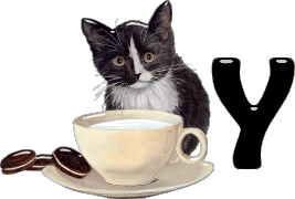 Tasse mit katze