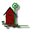 Vogelhaus transparent alphabete