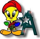 Weihnachten tweety alphabete