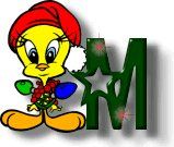 Weihnachten tweety alphabete