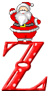 Weihnachtsmann 4 alphabete
