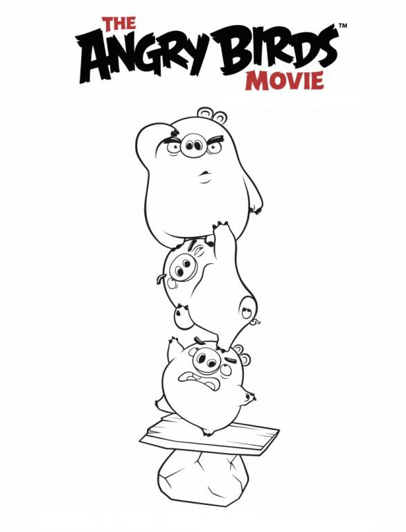 Angry birds der film ausmalbilder