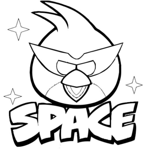 Angry birds space ausmalbilder