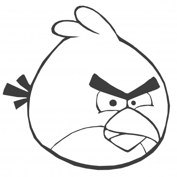 Angry birds ausmalbilder