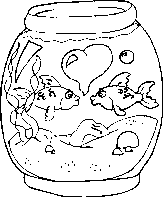 Aquarium ausmalbilder