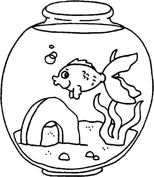 Aquarium ausmalbilder