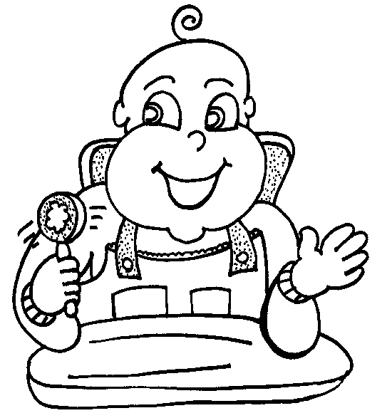 Baby Ausmalbilder | Animaatjes.de