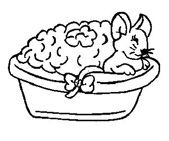 Badewanne ausmalbilder