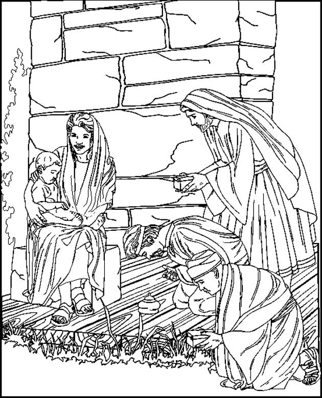 Bibel weihnachtsgeschichten ausmalbilder