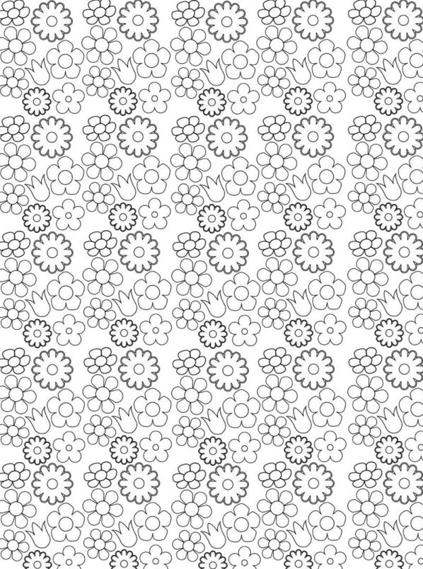 Blumen fur erwachsene ausmalbilder