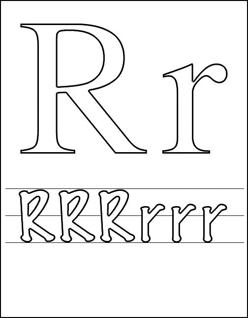 Buchstaben ausmalbilder