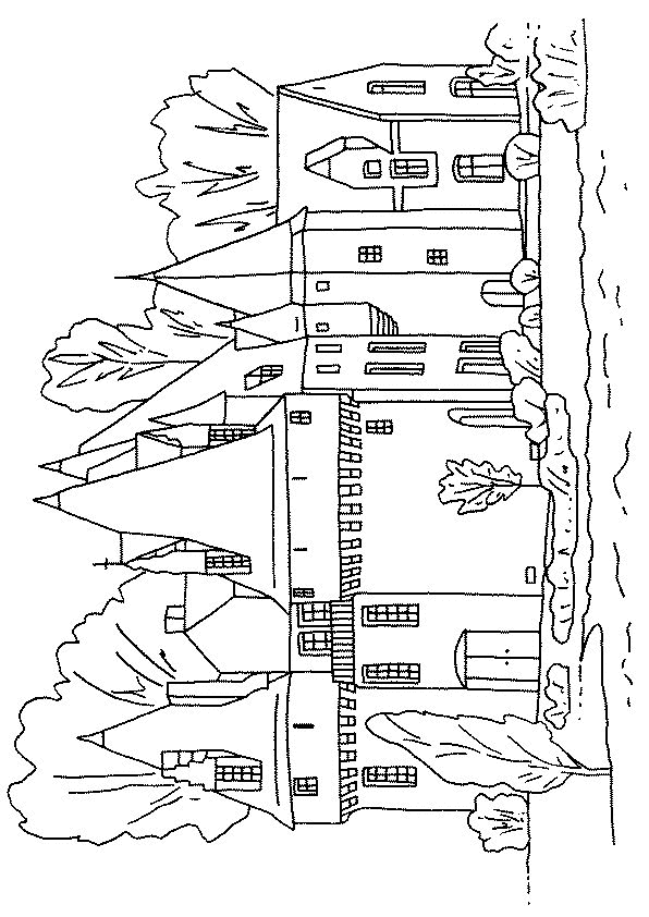 Burgen und schlosser ausmalbilder