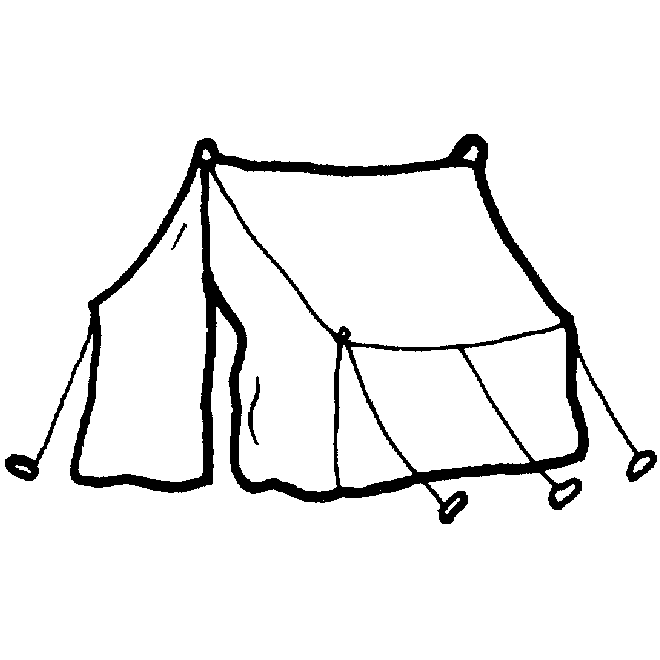 Camping ausmalbilder