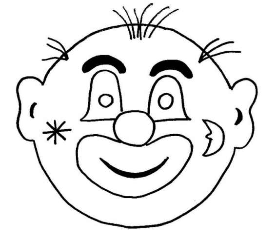 Clown Schablone Zum Ausdrucken / Man kann das schaf als deko für das