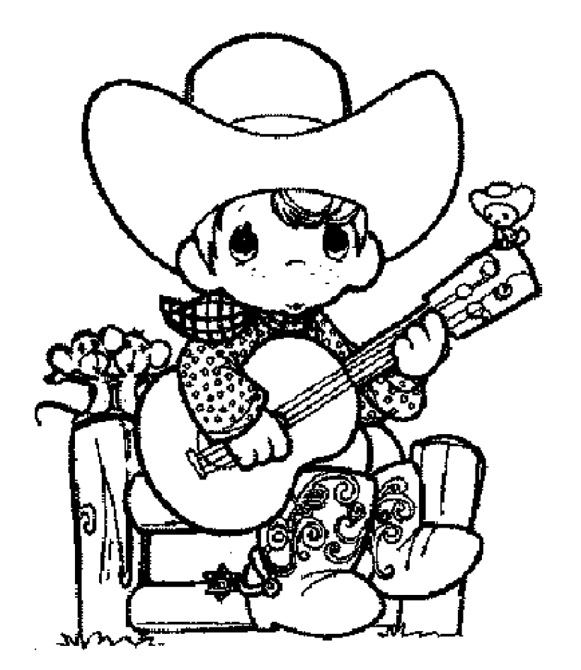 Cowboy ausmalbilder