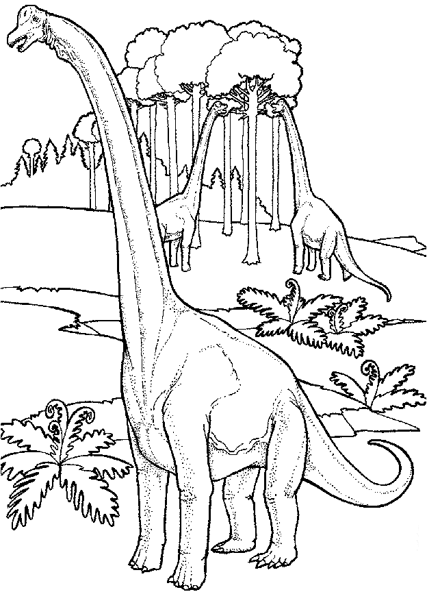 Dinosaurier ausmalbilder