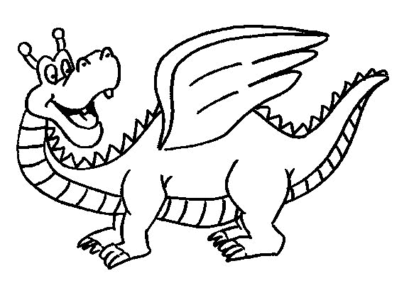 Drachen ausmalbilder