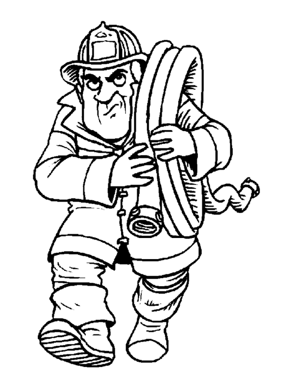 Feuerwehr ausmalbilder