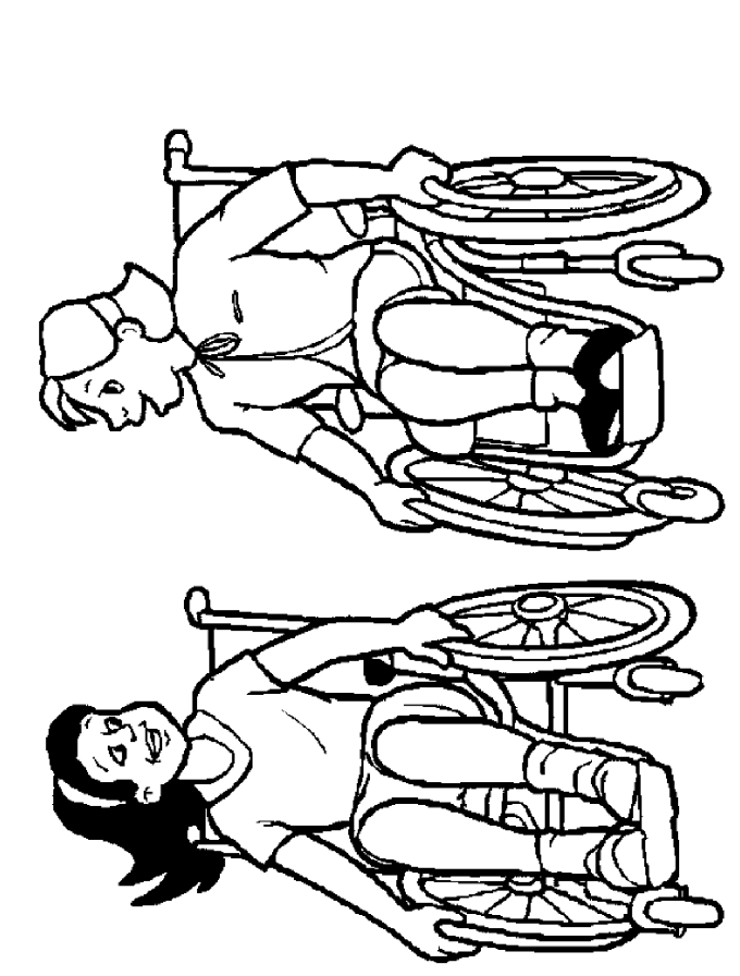 Kinder mit behinderungen ausmalbilder